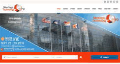 Desktop Screenshot of meetingstechexpo.com